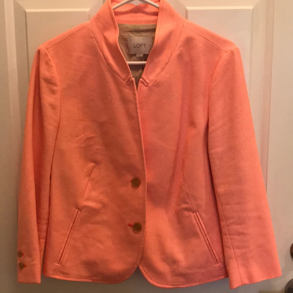 Cute spring pink Loft blazer